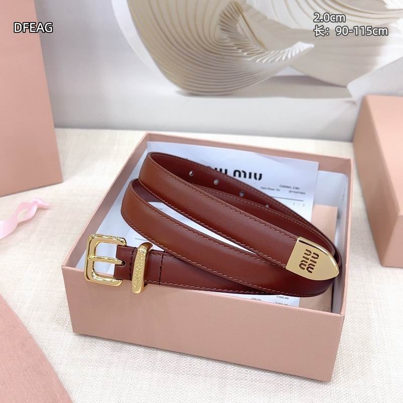 Miumiu belt 20mmX90-115cm 8L12